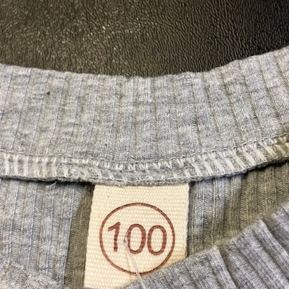 Shishifang Baby's Gray Two Piece Outfit: Onesie, Shorts EU 100 US 4T NWT - Picture 8 of 10